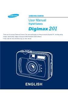 Samsung Digimax 201 manual. Camera Instructions.